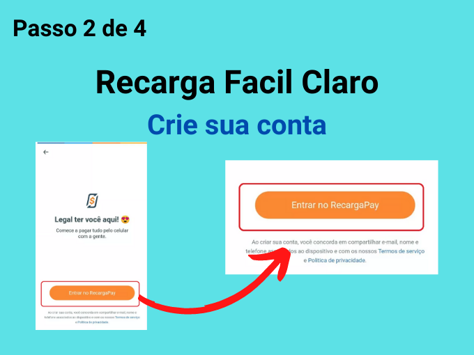 Crie sua conta