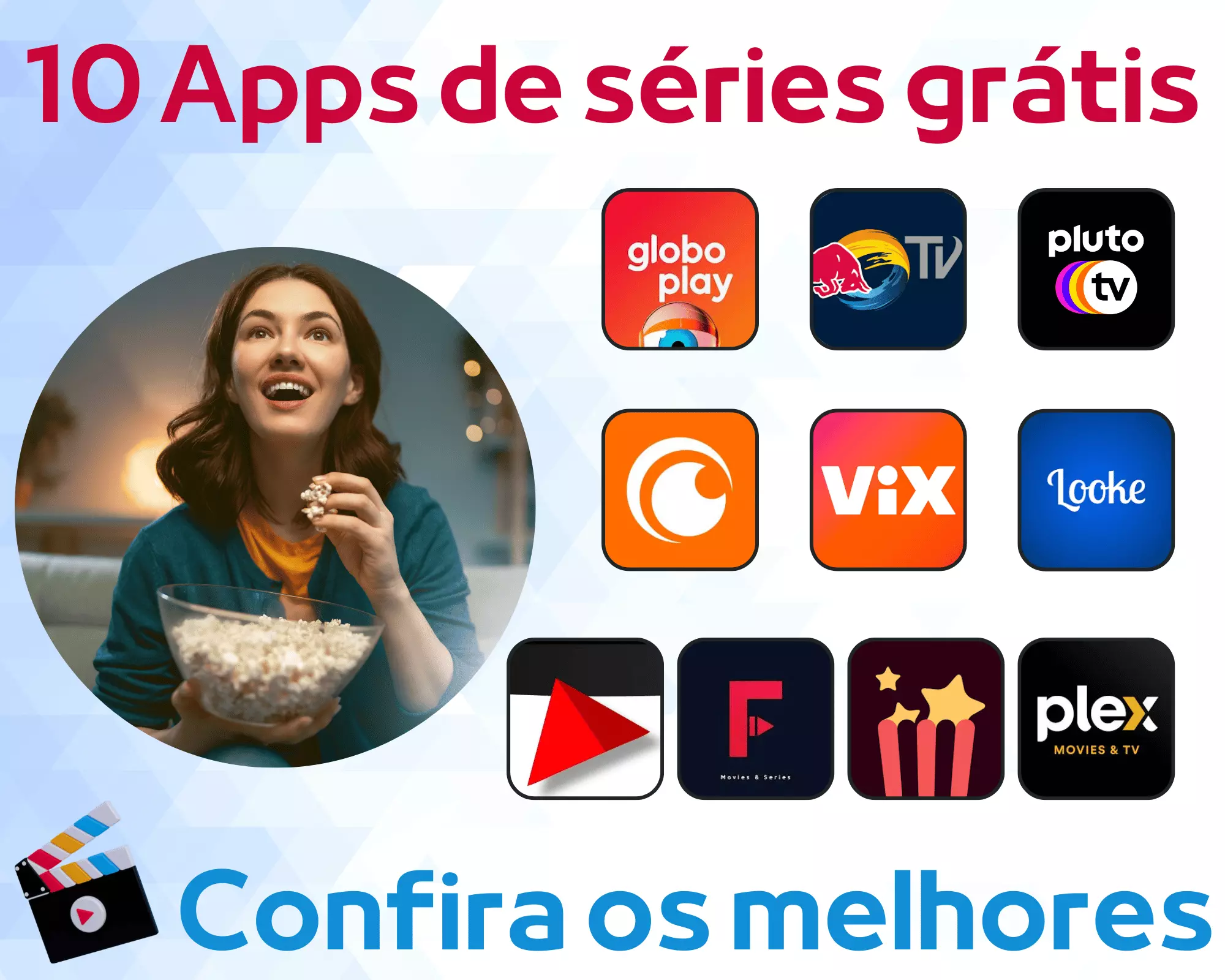 5 APLICATIVOS par assistir FILMES E SERIES GRATIS *sem pirataria* 